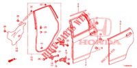 ACHTER PORTIER PANEEL(4DE)  voor Honda JAZZ 1.4 SPH 5 deuren 5-versnellings handgeschakelde versnellingsbak 2014