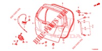 ACHTERKLEP PANEEL(2DE)  voor Honda JAZZ 1.4 SPH 5 deuren 5-versnellings handgeschakelde versnellingsbak 2014
