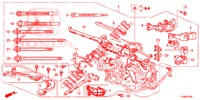 BEDRADINGSBUNDEL(1)  voor Honda JAZZ 1.4 SPH 5 deuren 5-versnellings handgeschakelde versnellingsbak 2014