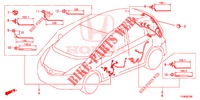 BEDRADINGSBUNDEL (LH) (5) voor Honda JAZZ 1.4 SPH 5 deuren 5-versnellings handgeschakelde versnellingsbak 2014