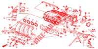 CARBURATEUR ISOLATIE/ INLAAT SPRUITSTUK  voor Honda JAZZ 1.4 SPH 5 deuren 5-versnellings handgeschakelde versnellingsbak 2014