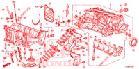 CILINDERBLOK/OLIEPAN (1.2L/1.3L/1.4L) voor Honda JAZZ 1.4 SPH 5 deuren 5-versnellings handgeschakelde versnellingsbak 2014