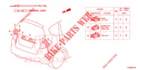 ELEKTRISCHE AANSLUITING (ARRIERE) voor Honda JAZZ 1.4 SPH 5 deuren 5-versnellings handgeschakelde versnellingsbak 2014