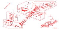 GEREEDSCHAP/KRIK  voor Honda JAZZ 1.4 SPH 5 deuren 5-versnellings handgeschakelde versnellingsbak 2014