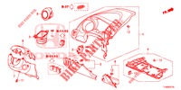 INSTRUMENTEN AFWERKING (COTE DE CONDUCTEUR) (LH) voor Honda JAZZ 1.4 SPH 5 deuren 5-versnellings handgeschakelde versnellingsbak 2014