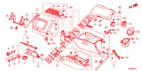 INSTRUMENTEN AFWERKING (COTE DE PASSAGER) (LH) voor Honda JAZZ 1.4 SPH 5 deuren 5-versnellings handgeschakelde versnellingsbak 2014
