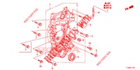 KETTINGKAST  voor Honda JAZZ 1.4 SPH 5 deuren 5-versnellings handgeschakelde versnellingsbak 2014