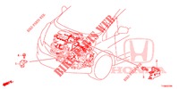 MOTOR DRAAD BUNDEL STANG(1.7L)(RH)  voor Honda JAZZ 1.4 SPH 5 deuren 5-versnellings handgeschakelde versnellingsbak 2014