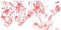 PEDAAL (LH) voor Honda JAZZ 1.4 SPH 5 deuren 5-versnellings handgeschakelde versnellingsbak 2014