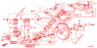 REM HOOFDCILINDER/HOOFDSPANNING (LH) voor Honda JAZZ 1.4 SPH 5 deuren 5-versnellings handgeschakelde versnellingsbak 2014