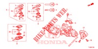 SLEUTEL CILINDER COMPONENTEN  voor Honda JAZZ 1.4 SPH 5 deuren 5-versnellings handgeschakelde versnellingsbak 2014