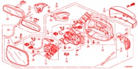 SPIEGEL/ZONNEKLEP (VIRAGE AUTOMATIQUE) voor Honda JAZZ 1.4 SPH 5 deuren 5-versnellings handgeschakelde versnellingsbak 2014