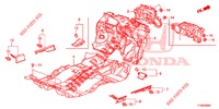 VLOERMAT/ISOLATOR  voor Honda JAZZ 1.4 SPH 5 deuren 5-versnellings handgeschakelde versnellingsbak 2014