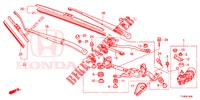 VOOR RUITESPROEIER (LH) voor Honda JAZZ 1.4 SPH 5 deuren 5-versnellings handgeschakelde versnellingsbak 2014
