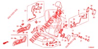 VOOR ZITTING/VEILIGHEIDSRIEMEN (D.) (1) voor Honda JAZZ 1.4 SPH 5 deuren 5-versnellings handgeschakelde versnellingsbak 2014