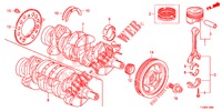 ZUIGER/KRUKAS  voor Honda JAZZ 1.4 SPH 5 deuren 5-versnellings handgeschakelde versnellingsbak 2014