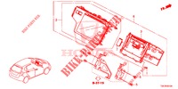 AUDIO UNIT (LH) (1) voor Honda JAZZ 1.3 EXCLUSIVE 5 deuren CVT versnellingsbak 2016