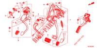 PEDAAL (LH) voor Honda JAZZ 1.3 EXCLUSIVE 5 deuren CVT versnellingsbak 2016