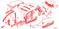 BUITEN PANELEN/ACHTER PANEEL  voor Honda JAZZ 1.3 EXECUTIVE 5 deuren CVT versnellingsbak 2018
