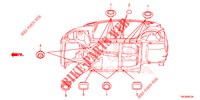 DOORVOERTULLE (INFERIEUR) voor Honda JAZZ 1.3 EXECUTIVE 5 deuren CVT versnellingsbak 2018