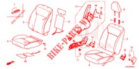 VOOR ZITTING/VEILIGHEIDSRIEMEN (D.) voor Honda JAZZ 1.3 EXECUTIVE 5 deuren CVT versnellingsbak 2018