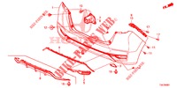 ACHTER BUMPER  voor Honda JAZZ 1.5 DYNAMIC 5 deuren CVT versnellingsbak 2018