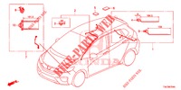 BEDRADINGSBUNDEL (5) (LH) voor Honda JAZZ 1.5 DYNAMIC 5 deuren CVT versnellingsbak 2018