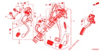 PEDAAL (LH) voor Honda JAZZ 1.5 DYNAMIC 5 deuren CVT versnellingsbak 2018