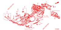 VLOERMAT/ISOLATOR  voor Honda JAZZ 1.5 DYNAMIC 5 deuren CVT versnellingsbak 2018