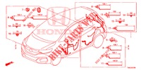 BEDRADINGSBUNDEL (6) (LH) voor Honda JAZZ 1.3 ELEGANCE 5 deuren 6-versnellings handgeschakelde versnellingsbak 2019