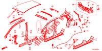 BUITEN PANELEN/ACHTER PANEEL  voor Honda JAZZ 1.3 ELEGANCE 5 deuren 6-versnellings handgeschakelde versnellingsbak 2019