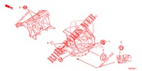DOORVOERTULLE (ARRIERE) voor Honda JAZZ 1.3 ELEGANCE 5 deuren 6-versnellings handgeschakelde versnellingsbak 2019