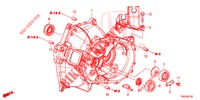 KOPPELING BEHUIZING  voor Honda JAZZ 1.3 ELEGANCE 5 deuren 6-versnellings handgeschakelde versnellingsbak 2019