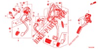 PEDAAL (LH) voor Honda JAZZ 1.3 ELEGANCE 5 deuren 6-versnellings handgeschakelde versnellingsbak 2019