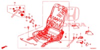 V. ZITTING COMPONENTEN (G.) voor Honda JAZZ 1.3 ELEGANCE 5 deuren 6-versnellings handgeschakelde versnellingsbak 2019