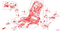 V. ZITTING COMPONENTEN (G.) (2) voor Honda JAZZ HYBRID LUXURY HH 5 deuren CVT versnellingsbak 2012