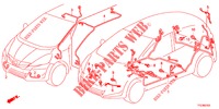 BEDRADINGSBUNDEL (1) (LH) voor Honda JAZZ HYBRID LUXURY HL 5 deuren CVT versnellingsbak 2012