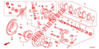 ACHTER REM (DISQUE) voor Honda JAZZ HYBRID LUXURY HLT 5 deuren CVT versnellingsbak 2012