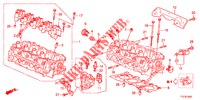 CILINDERKOP AFDEKKING  voor Honda JAZZ HYBRID LUXURY HLT 5 deuren CVT versnellingsbak 2012