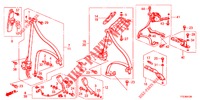 VOOR ZITTING/VEILIGHEIDSRIEMEN  voor Honda JAZZ HYBRID LUXURY HLT 5 deuren CVT versnellingsbak 2012