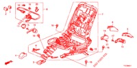 V. ZITTING COMPONENTEN (D.) (2) voor Honda JAZZ HYBRID LUXURY 5 deuren CVT versnellingsbak 2015