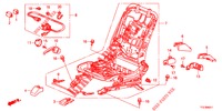 V. ZITTING COMPONENTEN (D.) (2) voor Honda JAZZ HYBRID LUXURY 5 deuren CVT versnellingsbak 2015