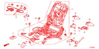 V. ZITTING COMPONENTEN (G.) (2) voor Honda JAZZ HYBRID LUXURY 5 deuren CVT versnellingsbak 2013