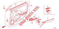 VOOR PORTIER VOERING (LH) voor Honda JAZZ HYBRID LUXURY 5 deuren CVT versnellingsbak 2013