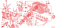 CILINDERBLOK/OLIEPAN  voor Honda JAZZ HYBRID LUXURY 5 deuren CVT versnellingsbak 2014