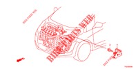 MOTOR DRAAD BUNDEL STANG(1.7L)(RH)  voor Honda JAZZ HYBRID LUXURY 5 deuren CVT versnellingsbak 2014