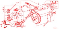REM HOOFDCILINDER/HOOFDSPANNING (LH) voor Honda JAZZ HYBRID LUXURY 5 deuren CVT versnellingsbak 2014