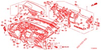 INSTRUMENTEN PANEEL BOVEN (LH) voor Honda JAZZ HYBRID LUXURY 5 deuren CVT versnellingsbak 2014