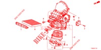 VERWARMING AANJAGER (LH) voor Honda CIVIC 1.4 S 5 deuren 6-versnellings handgeschakelde versnellingsbak 2014