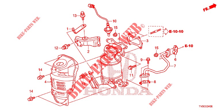 KOPPEL CONVERTER (1.4L) voor Honda CIVIC 1.4 S 5 deuren 6-versnellings handgeschakelde versnellingsbak 2014